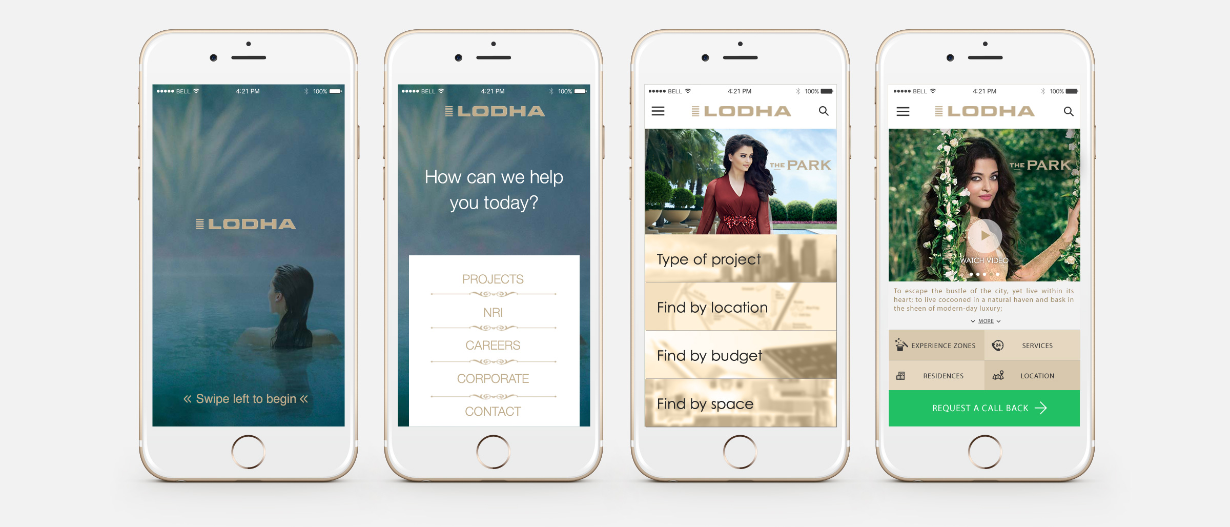 Lodha App UI